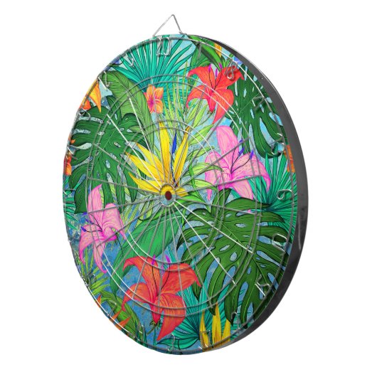 Hawaiianische Printwerbung Dartscheibe (Vorderseite rechts)