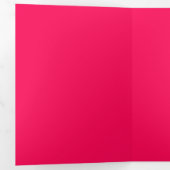 Hawaiianische Printwerbung Dreifach Gefaltete Einladung (Innen Erste Seite)