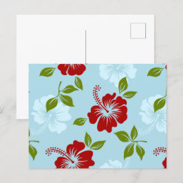 Hawaiianische Printwerbung Feiertagspostkarte