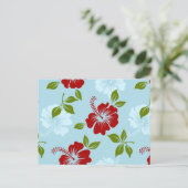 Hawaiianische Printwerbung Feiertagspostkarte (Stehend Vorderseite)