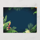 Hawaiianische Printwerbung Feiertagspostkarte (Vorderseite)