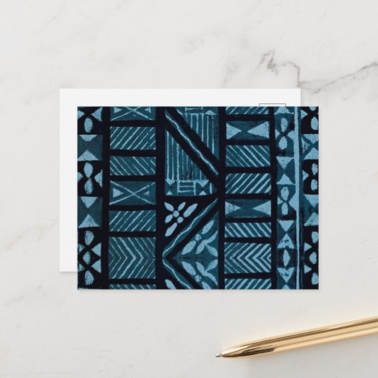 Hawaiianische Printwerbung Feiertagspostkarte (Vorderseite/Rückseite Beispiel)