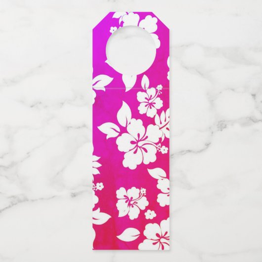 Hawaiianische Printwerbung Flaschenanhänger (Vorderseite)