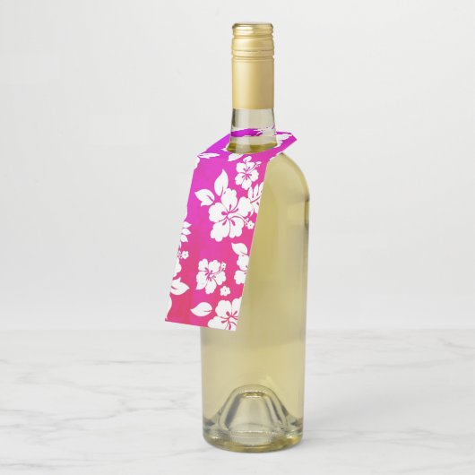 Hawaiianische Printwerbung Flaschenanhänger (Angewinkelt)