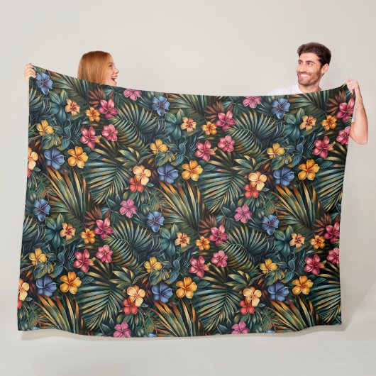 Hawaiianische Printwerbung Fleecedecke (Beispiel)