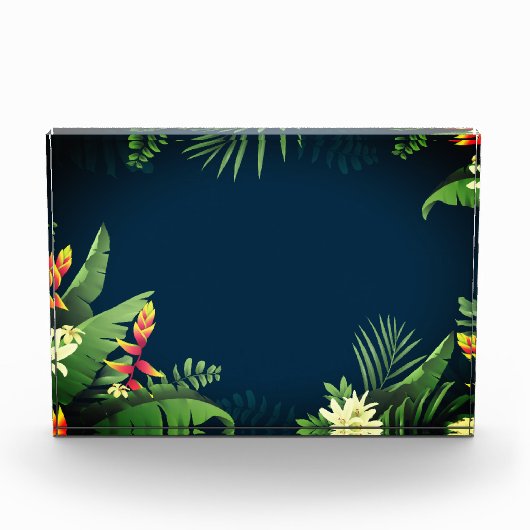 Hawaiianische Printwerbung Fotoblock (Vorderseite)