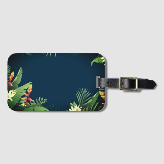 Hawaiianische Printwerbung Gepäckanhänger (Vorderseite (Horizontal))