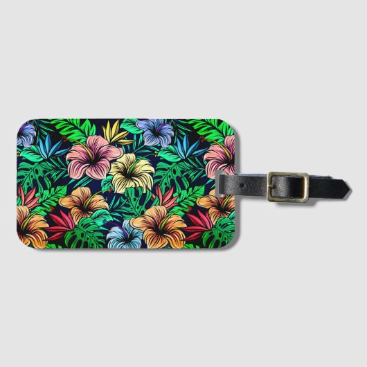 Hawaiianische Printwerbung Gepäckanhänger (Vorderseite (Horizontal))