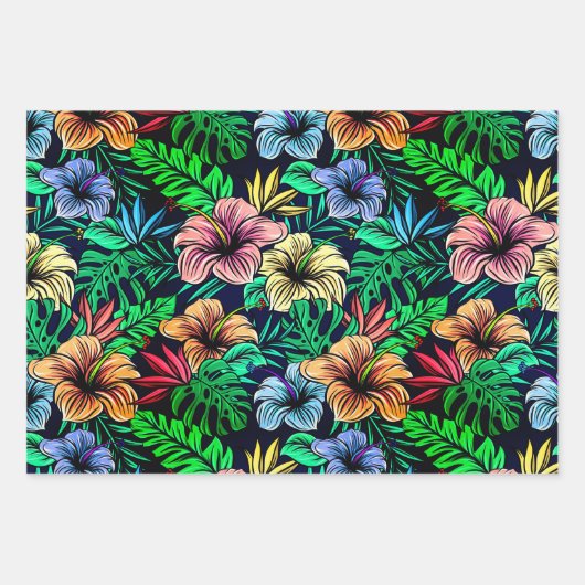 Hawaiianische Printwerbung Geschenkpapier Set (Vorderseite 2)