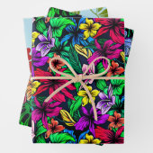 Hawaiianische Printwerbung Geschenkpapier Set (Beispiel)