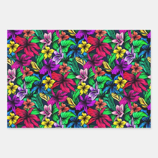 Hawaiianische Printwerbung Geschenkpapier Set (Vorderseite)