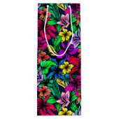 Hawaiianische Printwerbung Geschenktüte Für Weinflaschen (Rückseite)