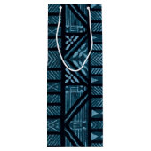 Hawaiianische Printwerbung Geschenktüte Für Weinflaschen (Rückseite)