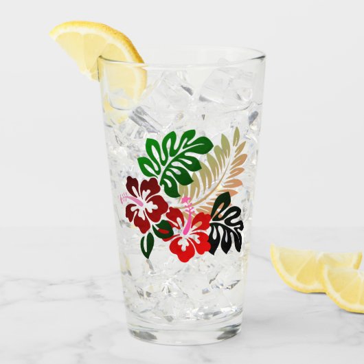 Hawaiianische Printwerbung Glas (Vorderseite Ice)