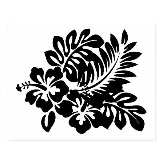 Hawaiianische Printwerbung Gummistempel (Prägung)