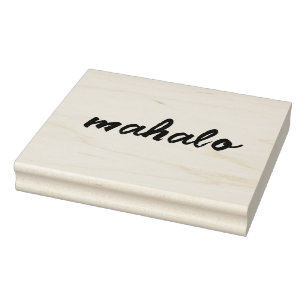 Hawaiianische Printwerbung Gummistempel