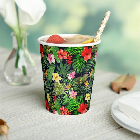 Hawaiianische Printwerbung Pappbecher (In Situ)