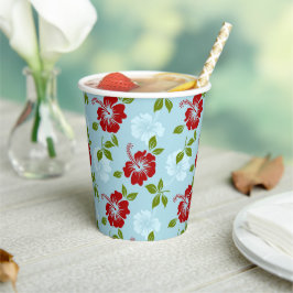 Hawaiianische Printwerbung Pappbecher