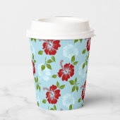 Hawaiianische Printwerbung Pappbecher (Rückseite)