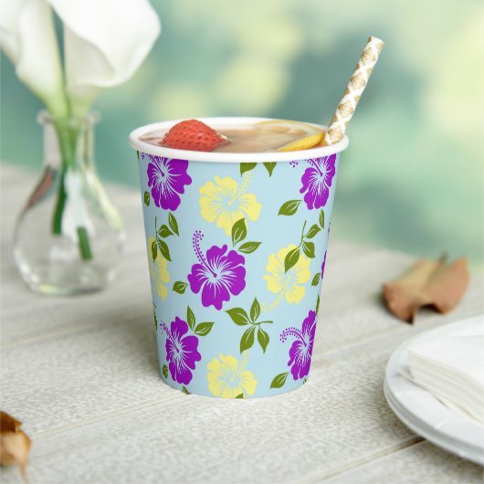 Hawaiianische Printwerbung Pappbecher (In Situ)