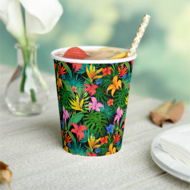 Hawaiianische Printwerbung Pappbecher