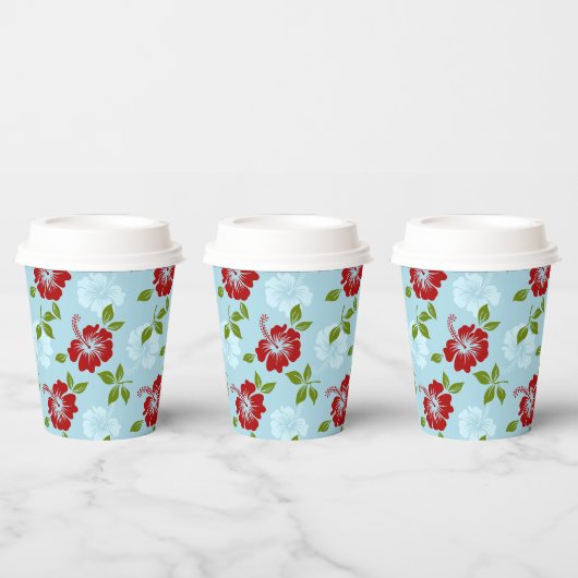 Hawaiianische Printwerbung Pappbecher (Multi)