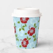 Hawaiianische Printwerbung Pappbecher (Rückseite)