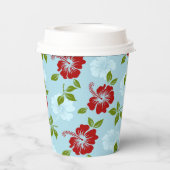 Hawaiianische Printwerbung Pappbecher (Rückseite)