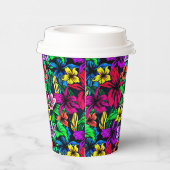 Hawaiianische Printwerbung Pappbecher (Rechts)