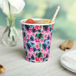 Hawaiianische Printwerbung Pappbecher