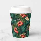 Hawaiianische Printwerbung Pappbecher (Rückseite)