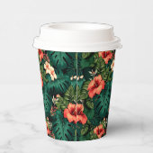 Hawaiianische Printwerbung Pappbecher (Rechts)