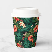 Hawaiianische Printwerbung Pappbecher (Vorderseite)