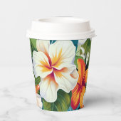 Hawaiianische Printwerbung Pappbecher (Rückseite)