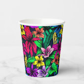 Hawaiianische Printwerbung Pappbecher (Links)