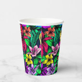 Hawaiianische Printwerbung Pappbecher (Rechts)