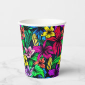 Hawaiianische Printwerbung Pappbecher (Vorderseite)