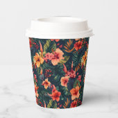 Hawaiianische Printwerbung Pappbecher (Rückseite)