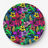 Hawaiianische Printwerbung Pappteller (Vorderseite)