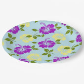 Hawaiianische Printwerbung Pappteller (Schrägansicht)