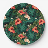 Hawaiianische Printwerbung Pappteller (Vorderseite)