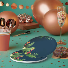 Hawaiianische Printwerbung Pappteller