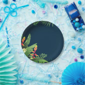 Hawaiianische Printwerbung Pappteller (Party)