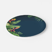 Hawaiianische Printwerbung Pappteller (Schrägansicht)