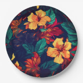 Hawaiianische Printwerbung Pappteller (Vorderseite)