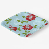 Hawaiianische Printwerbung Pappteller (Gewinkelt)