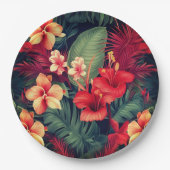 Hawaiianische Printwerbung Pappteller (Vorderseite)