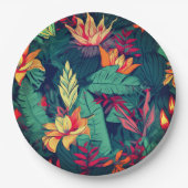 Hawaiianische Printwerbung Pappteller (Vorderseite)