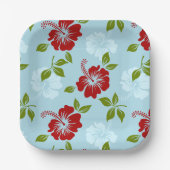 Hawaiianische Printwerbung Pappteller (Vorderseite)