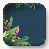 Hawaiianische Printwerbung Pappteller (Vorderseite)